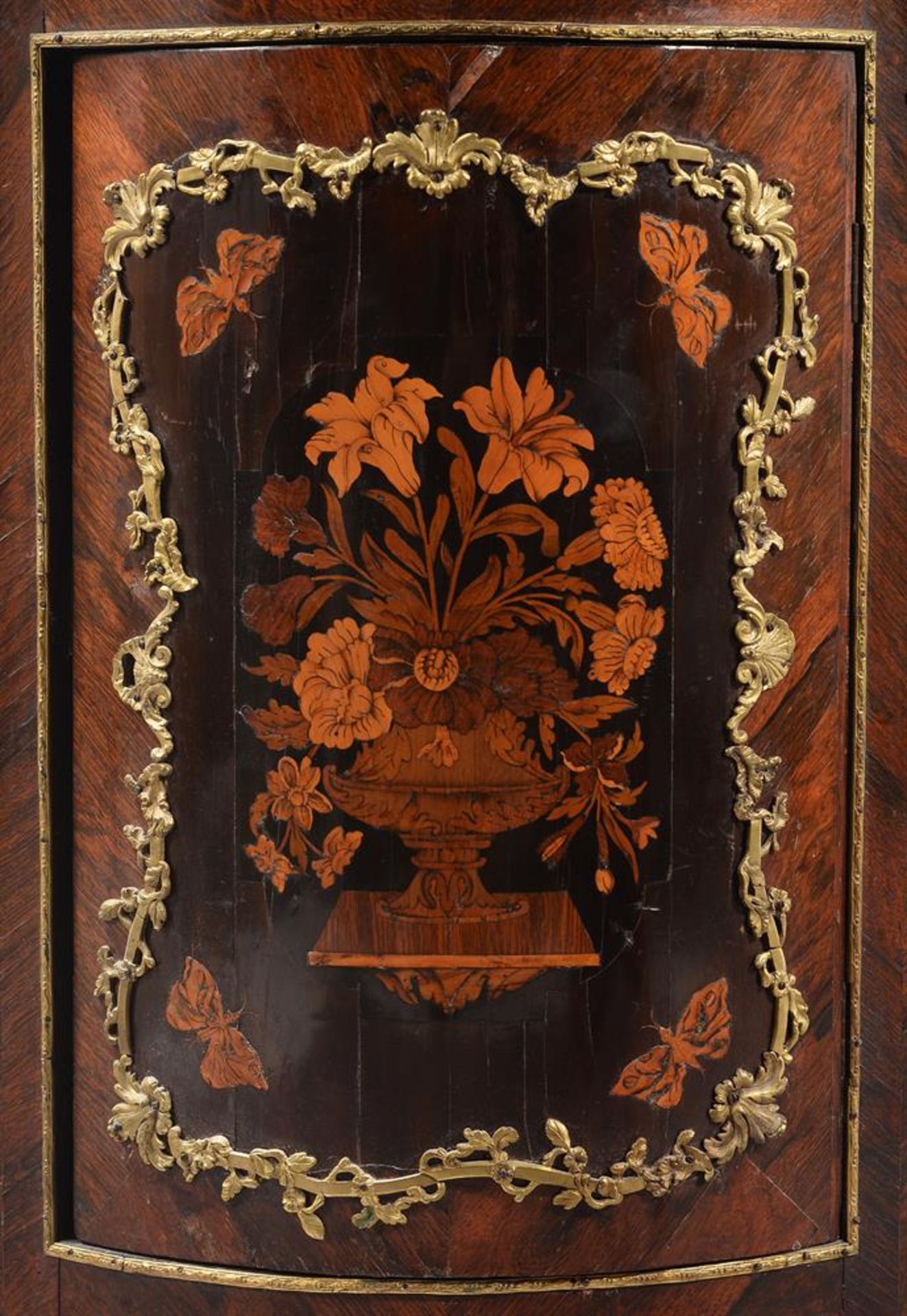 A marquetry and ormolu mounted corner cupboard - Image 2 of 4