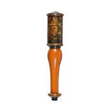 A Regency dated club-shaped short truncheon with inverted baluster handle