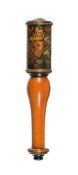 A Regency dated club-shaped short truncheon with inverted baluster handle