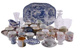 An miscellaneous selection of ceramics and glass