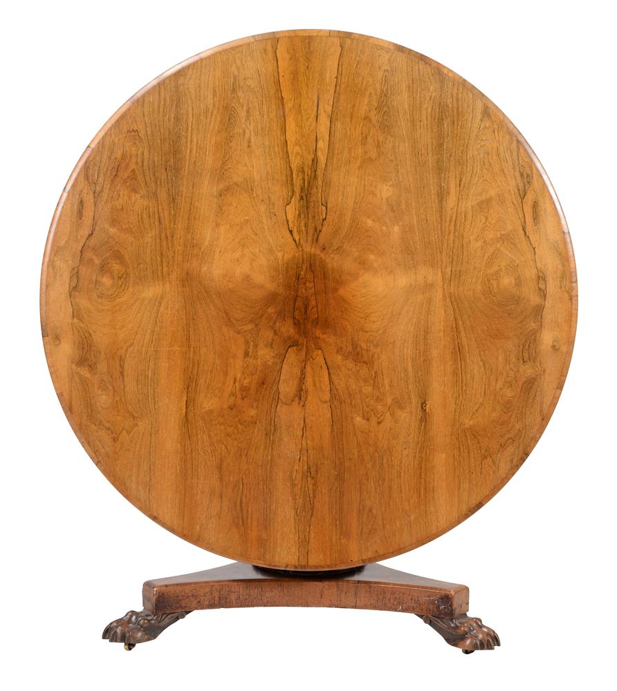 Y A George IV rosewood centre table - Image 2 of 2