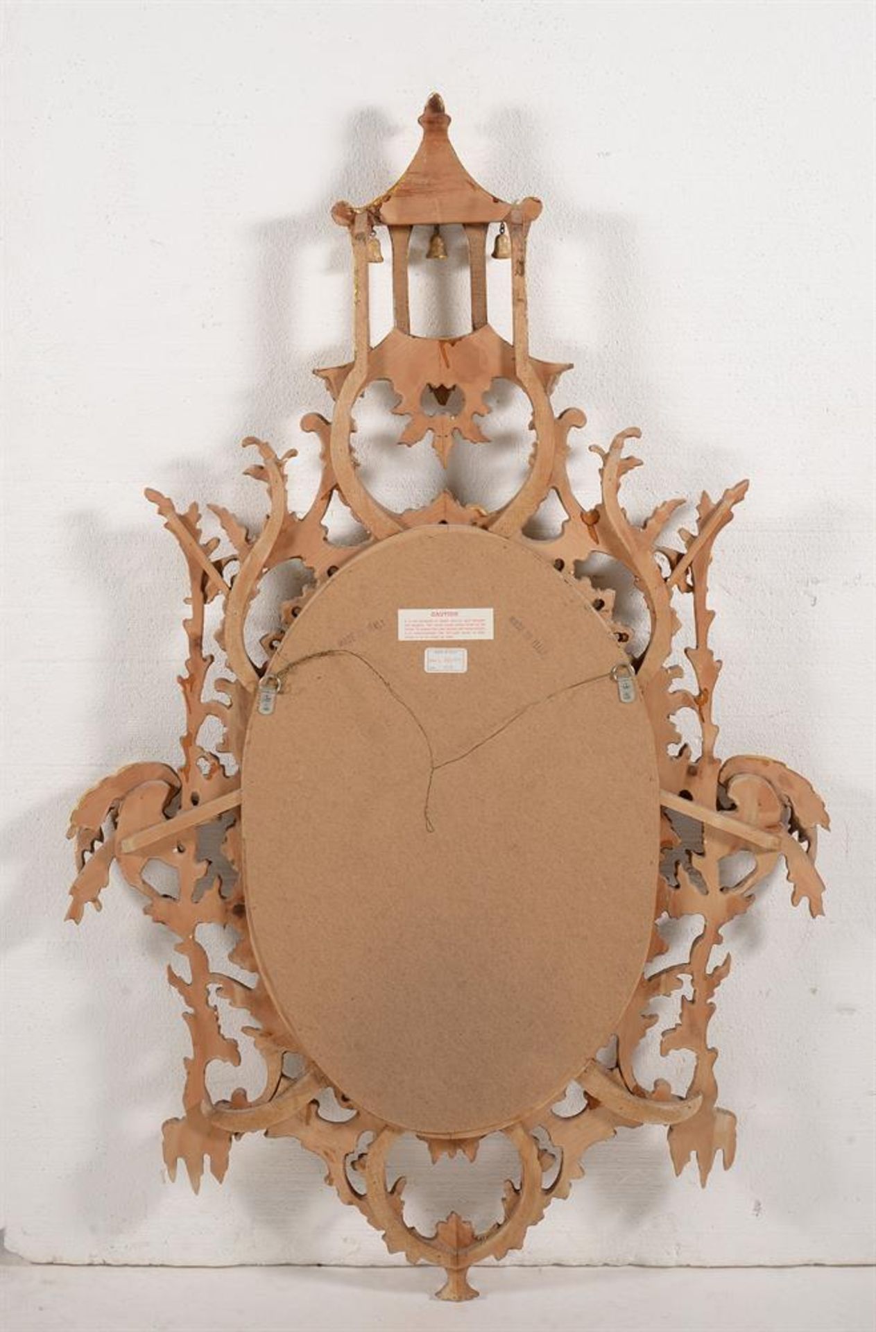 A pair of modern Italian giltwood wall mirrors - Image 4 of 4