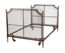 A French cast iron bedstead