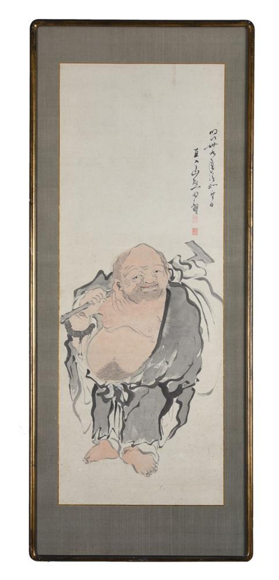 A Japanese Painting of Hotei - Image 2 of 3