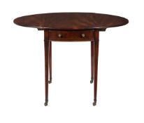 A Regency mahogany Pembroke table