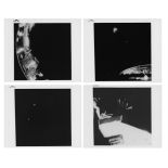 Four views of the spacecraft during the transfer and jettison, Apollo 13, 11-17 Apr 1970