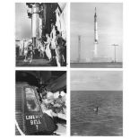 Second U.S. sub-orbital flight: the launch and recovery (4 views), Mercury-Redstone 4, 21 Jul 1961