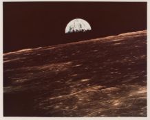 Earthrise above Mare Smythii, Apollo 10, 18-26 May 1969