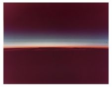 Earth's limb at sunrise [large format], probably Apollo-Soyuz, 15-24 Jul 1975