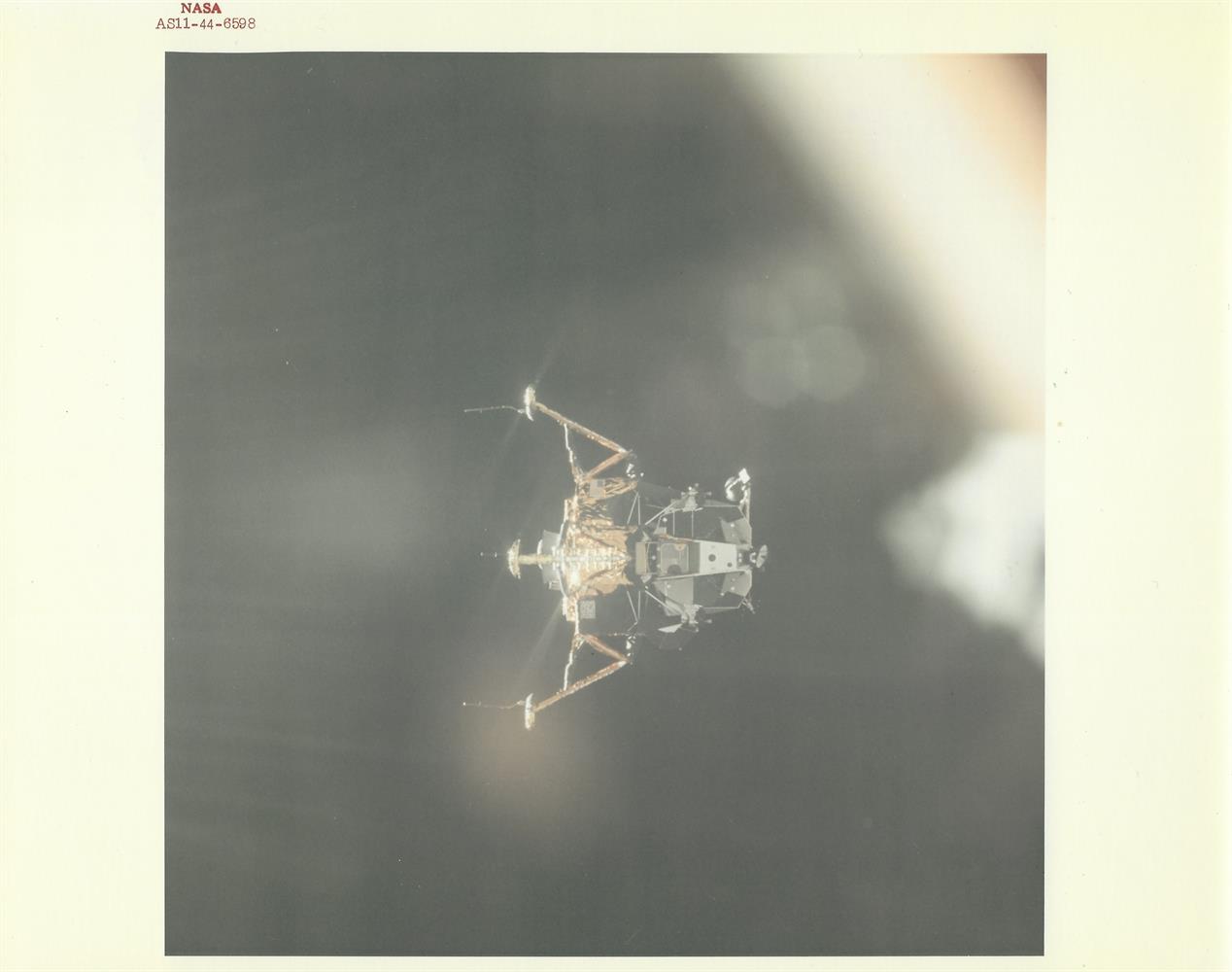 The first Lunar Module descending to the Moon, Apollo11, 16-24 Jul 1969