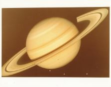Saturn and its moons (11 views), Voyager 1, Nov 1980