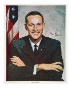 Official portrait of Donn Eisele, SIGNED, Apollo 7, 11-22 Oct 1968