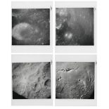 Orbital views of lunar surface (4 views), Apollo 15, 26 Jul -7 Aug 1971