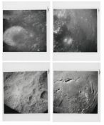 Orbital views of lunar surface (4 views), Apollo 15, 26 Jul -7 Aug 1971