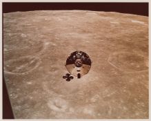 Command Module 'Charlie Brown' in lunar orbit during rendezvous, Apollo 10, 18-26 May 1969