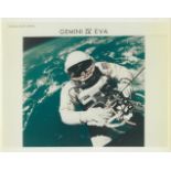 First American spacewalk: Ed White floats in zero gravity, Gemini 4, 3-7 Jun 1965