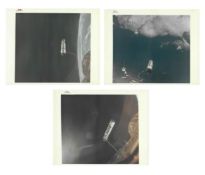 Three views of Agena in orbit, Gemini 11, 12-15 Sept 1966