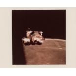 The rendezvous of Lunar Module 'Orion' with Command Module 'Casper', Apollo 16, 17-27 Apr 1972