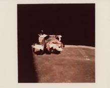 The rendezvous of Lunar Module 'Orion' with Command Module 'Casper', Apollo 16, 17-27 Apr 1972