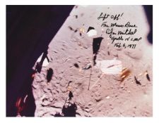 Lift off from Fra Mauro, SIGNED, Apollo 14, 31 Jan-9 Feb 1971