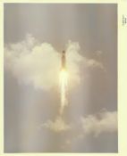 Lift off of the first Apollo Command Module, Saturn SA-6, 28 May 1964
