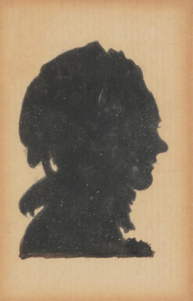 Attributed to Mary Delany (British 1700-1788), Silhouettes - Image 3 of 22