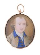 Y Andrew Benjamin Lens (British c.1713 - c.1780), A gentleman, wearing pale coat