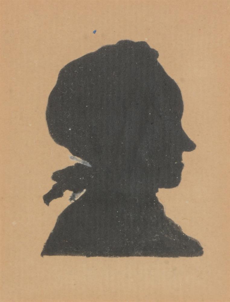 Attributed to Mary Delany (British 1700-1788), Silhouettes - Image 7 of 22