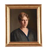 French School (early 20th century), Portrait of a lady