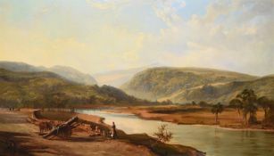 John Faulkner (Irish 1835-1894), On the Glaslyn North Wales