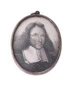 Continental School (17th century), A gentleman in monochrome