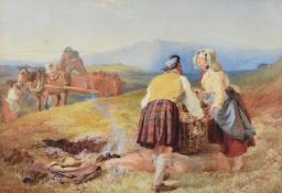 John Henry Mole (British 1814-1886), Peat Gatherers