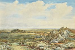 James Orrock (British 1829-1913), In Bradgate Park, Leicestershire