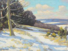 Rudolf Onslow Ford (British b. circa 1875), Snowy landscape