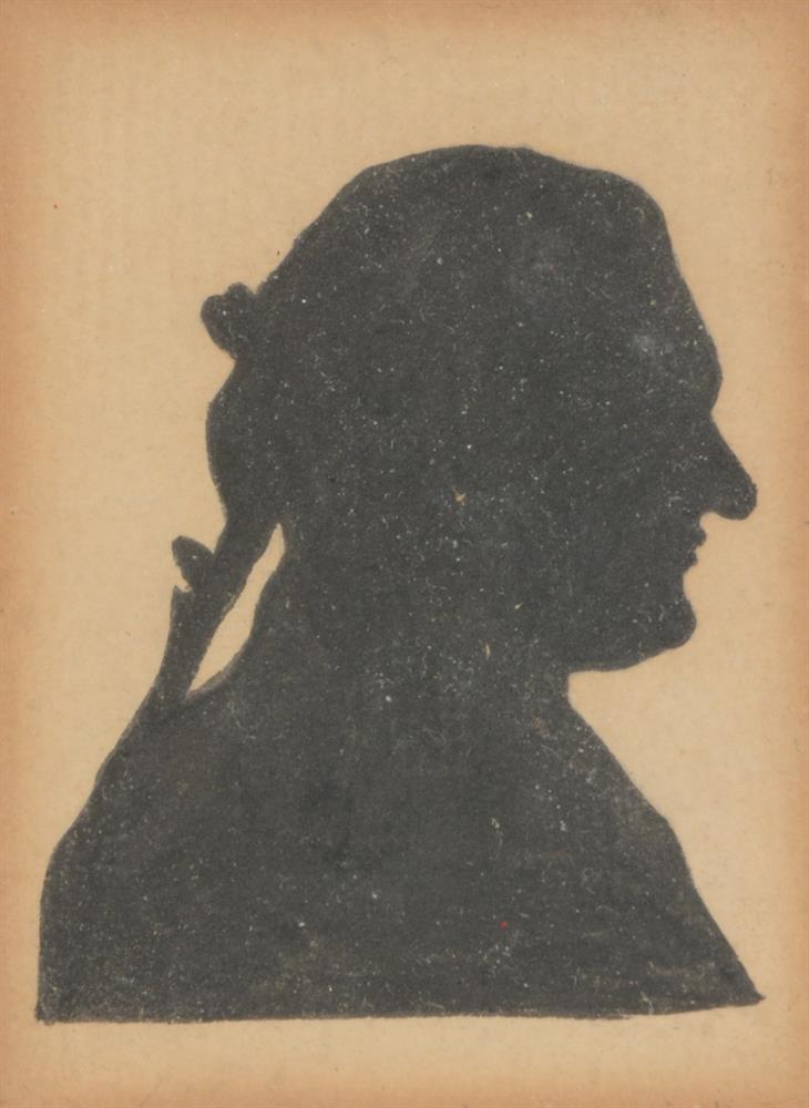 Attributed to Mary Delany (British 1700-1788), Silhouettes - Image 2 of 22