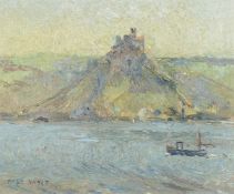 λ Fred Yates (British 1922-2008), St Michael's Mount, Marazion