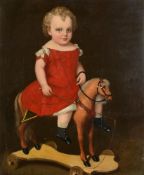 English Provincial School, Boy with a toy horse