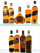 An Eclectic Mixed Case of Johnnie Walker Whisky's