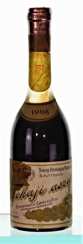 1908 Tokaji Aszu, Zimmerman Lipot