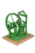 A well-engineered 1 inch scale freelance model of a Scotch crank live steam engine