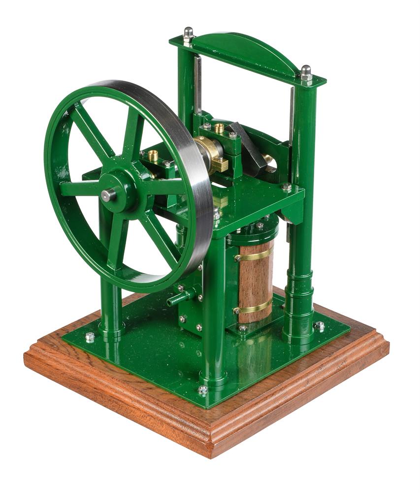 A well-engineered 1 inch scale freelance model of a Scotch crank live steam engine