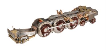 A well engineered 5 inch gauge Britannia locomotive rolling chassis