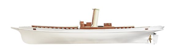 A hand built model of the S.S.Yacht 'Skeandhu'