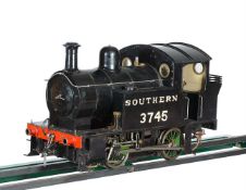 A 7 1/4 inch gauge model of a Southern C14 0-4-0T Tank locomotive No 3745 'Tug'