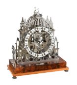 An exhibition standard 'model engineer' built St Pauls Cathedral Skeleton Clock