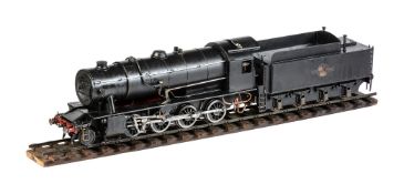 A 2 1/2 inch gauge model of a Riddles 2-8-0 Austerity Freight live steam tender locomotive