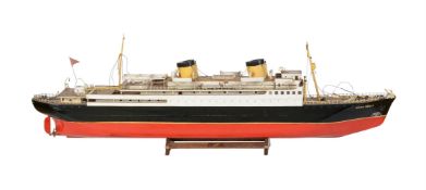 A radio controlled model of an Ocean Liner