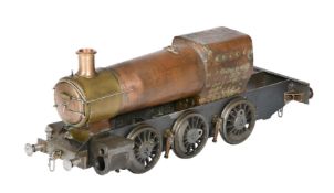 A 5 inch gauge rolling chassis for a LBSC Great Western 0-6-0 'Speedy' side tank locomotive