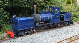 A well engineered 7 1/4 inch gauge model of live steam locomotive 'Gordon Too'