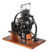 A well-engineered model of a Boulton and Watt Bellcrank steam engine